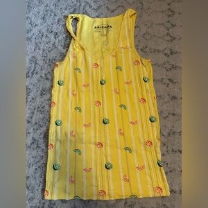 Arizona citrus yellow stripe Tank Top